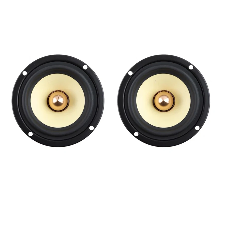 2Pcs/1pcs 3 Inch Full Range Audio Speaker 4 ohm 25W Bullet DIY Bluetooth Bookshelf Speakers Home Sound Hifi Theater