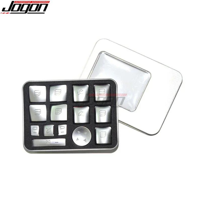 Car Interior Armrest Door Window Switch Button Cover Trim For Benz A B C E G Class W176 W204 W212 W166 X204 W218 X156 W463 CLA
