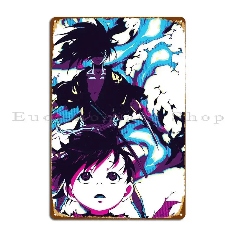 Dororo Hyakkimaru металлический знак настенная роспись пещера Настенный декор индивидуальный кино жестяная вывеска плакат