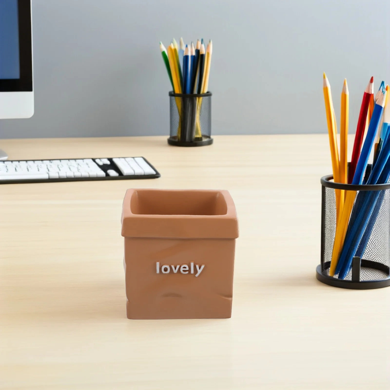 

Office Desk Storage Pen Holder for Makeup Brush Organizer Home Schreibtisch-organizer Desktop