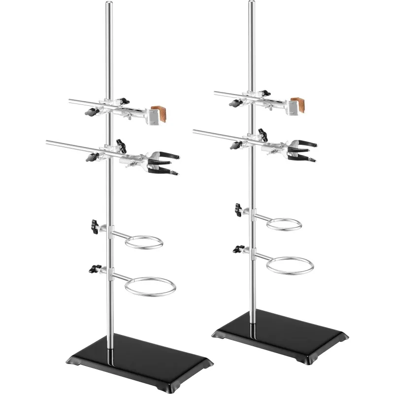 Stand Support Laboratory Retort 2 Sets Steel Lab Stand 23.6