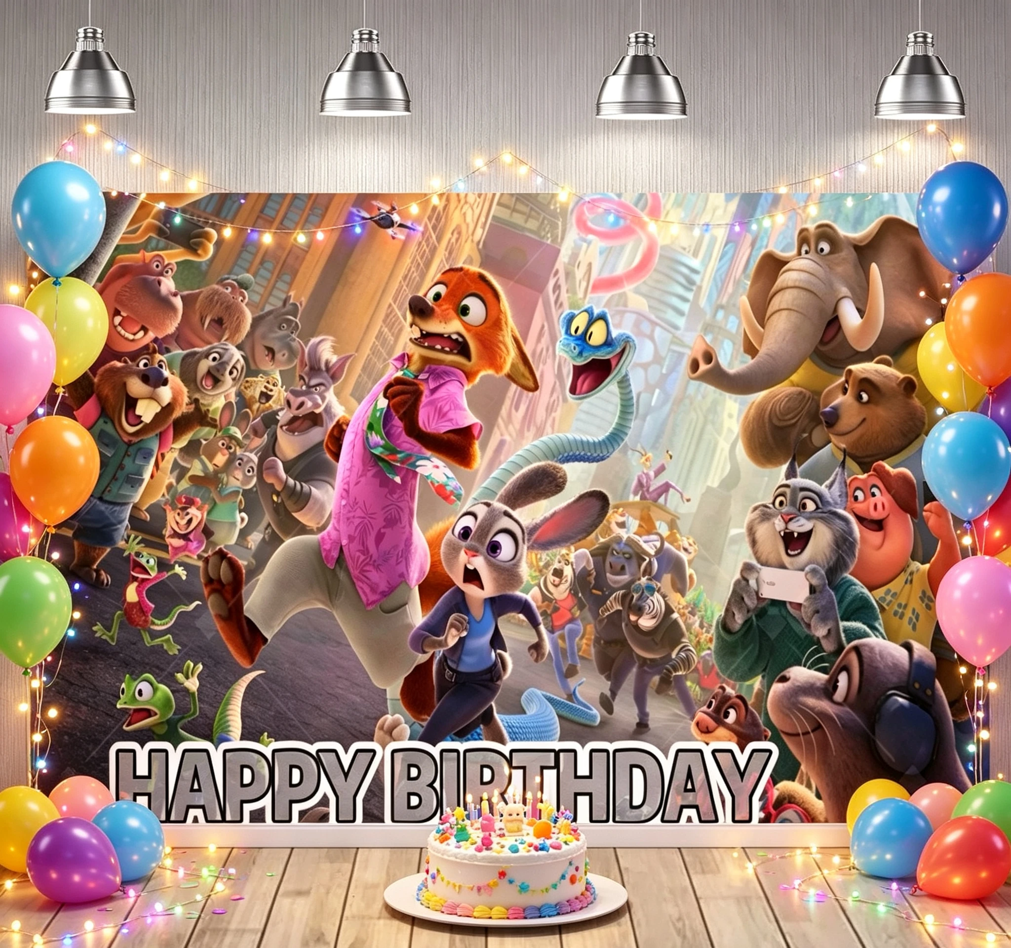 Cartoon Zootopia Party Decorat - đánh giá và giá Zootopia Party Games