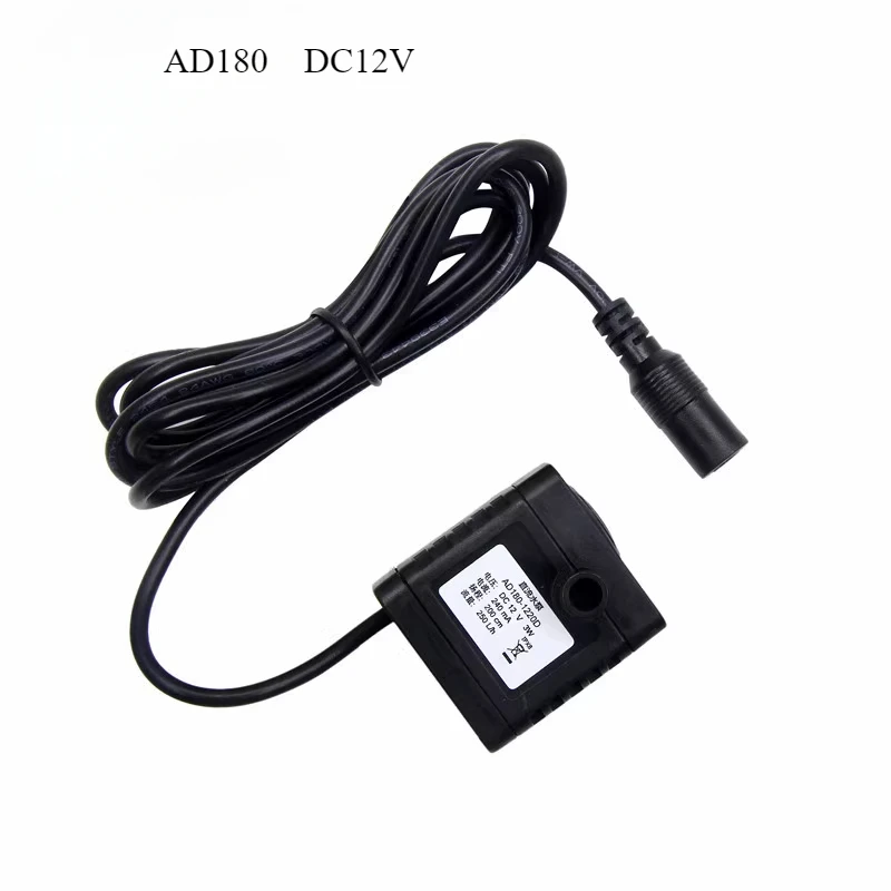 

AD180 Plumbing Mattress Food Medical DC12V Ultra Silent Water Cooling Circulating DC Brushless Booster Water Pump