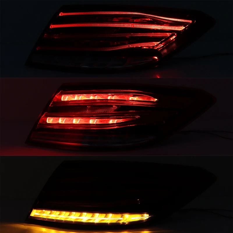 For Mercedes-Benz E Class W207 2014 2015 2016 2017 For the Two-Door Coupe Red Rear LED Tail Light Car Part 2079063300 2079063400