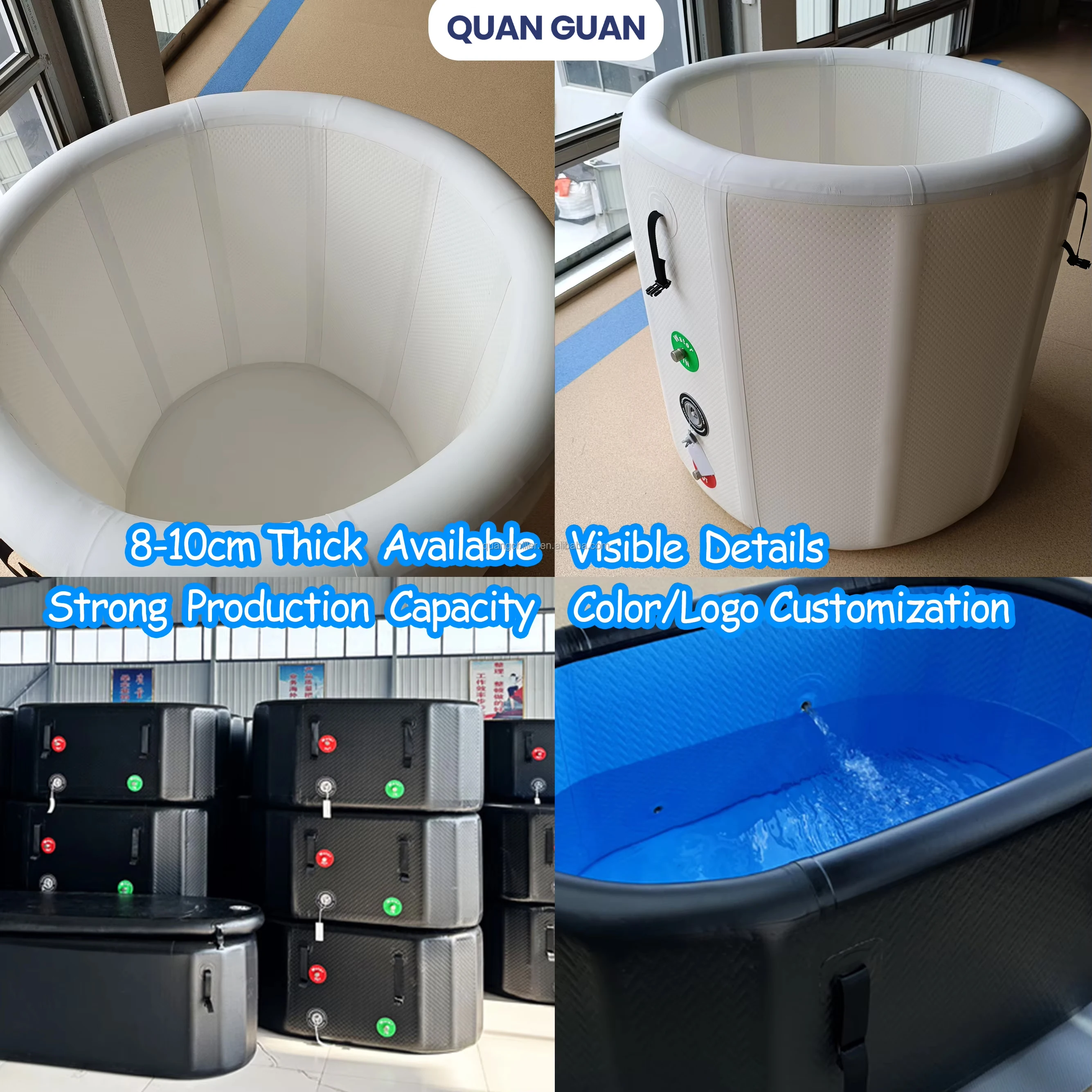 Cold Plunge Inflatable Tub with 220v Circulation Pump Water Chiller Ice Bath for Sports Recovery Recovery Chiller for Sports
