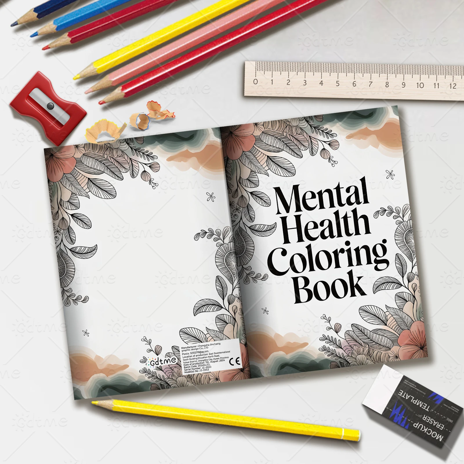 Psychological Health Coloring Book with Inspirational Quotes Suitable for Adults To Relax and Unwind ﻿
