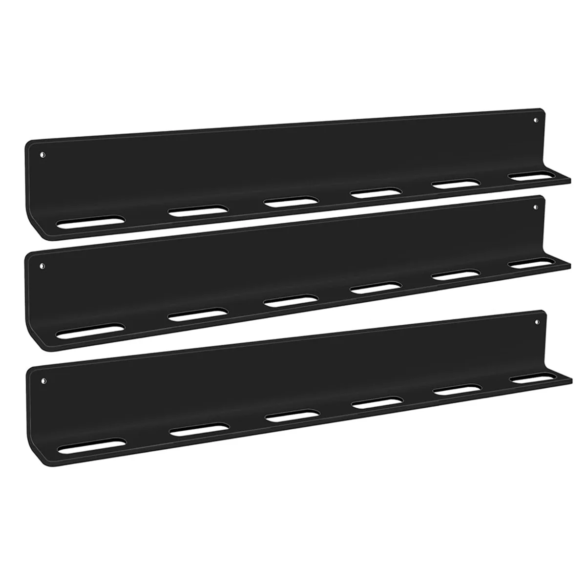 Sunglasses Rack Wall Clear Acrylic Eyewear Display 6 Slots Glasses Storage Organizer Black