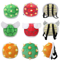 17 Styles Mario Koopa Backpack Pokemon Charizard Mimikyu Eevee Snorlax Gengar Mew Turtle Shell Backpack Plush Stuffed Toys
