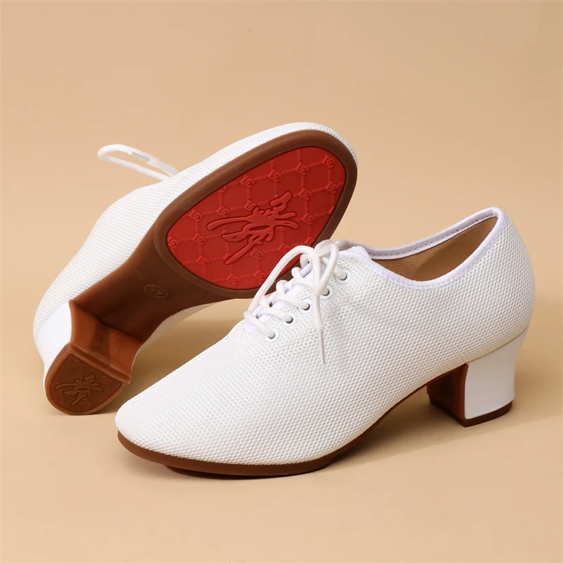 Women High Heels Dance Shoes Jazz Latin Ballroom Girls Salsa Dancing Shoes Ladies Practice Training Modern Woman Sneakers