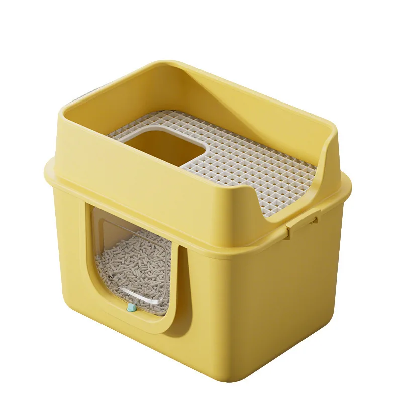 Arenero cerrado para gatos, a prueba de olores y salpicaduras - imagen 5