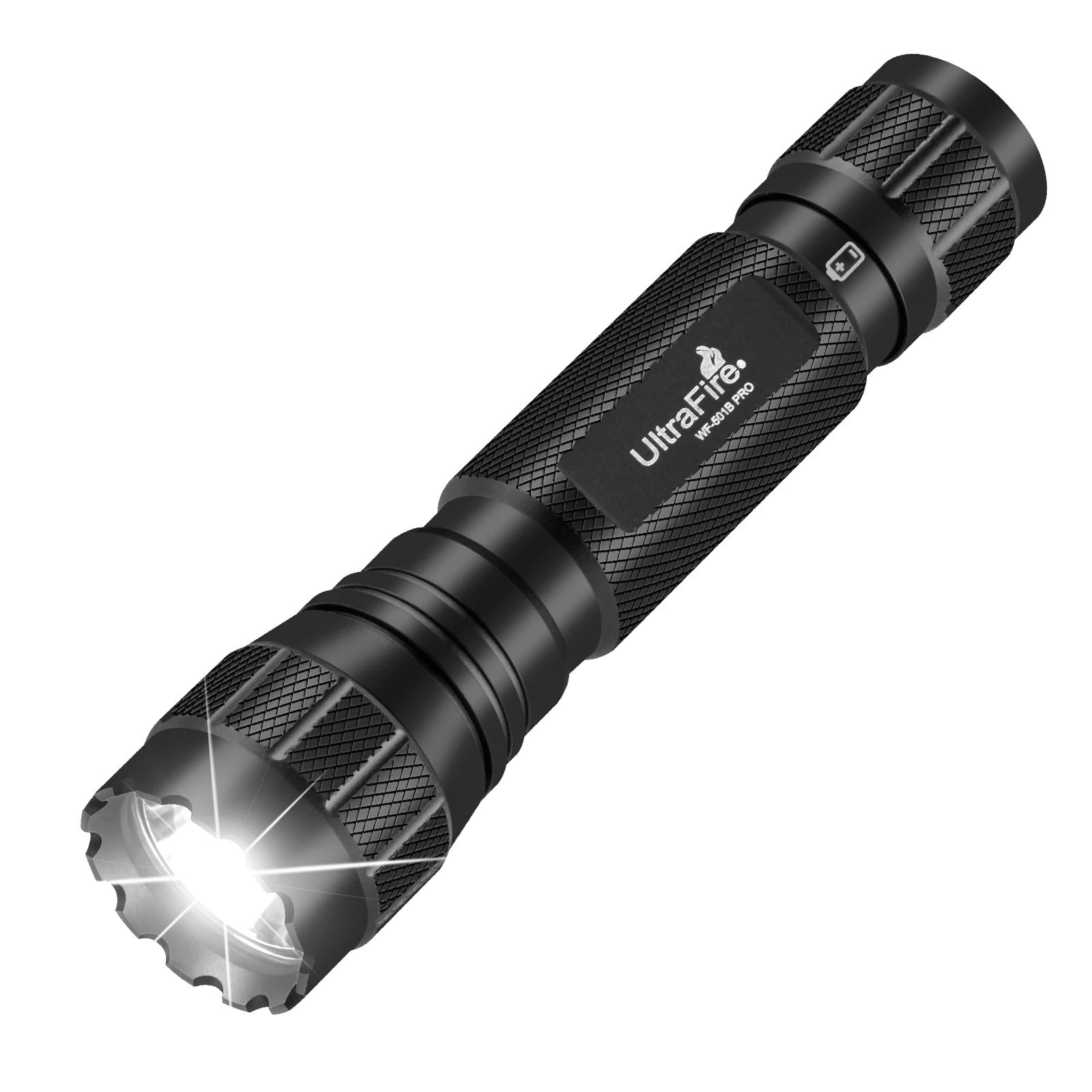 UltraFire WF-501B Pro Army Tactical Flashlight 1200LM 1 Mode Powerful Military Lamp 18650 LED Emergency Spotlights Camping Torch