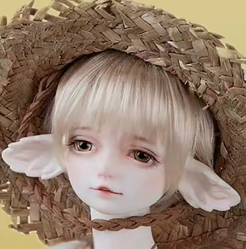 

Кукла BJD 1/4 с головой и телом, без макияжа, из полимерной смолы, в стиле лисьего мальчика, без макияжа, шарнирная, игрушка BJD 1/4