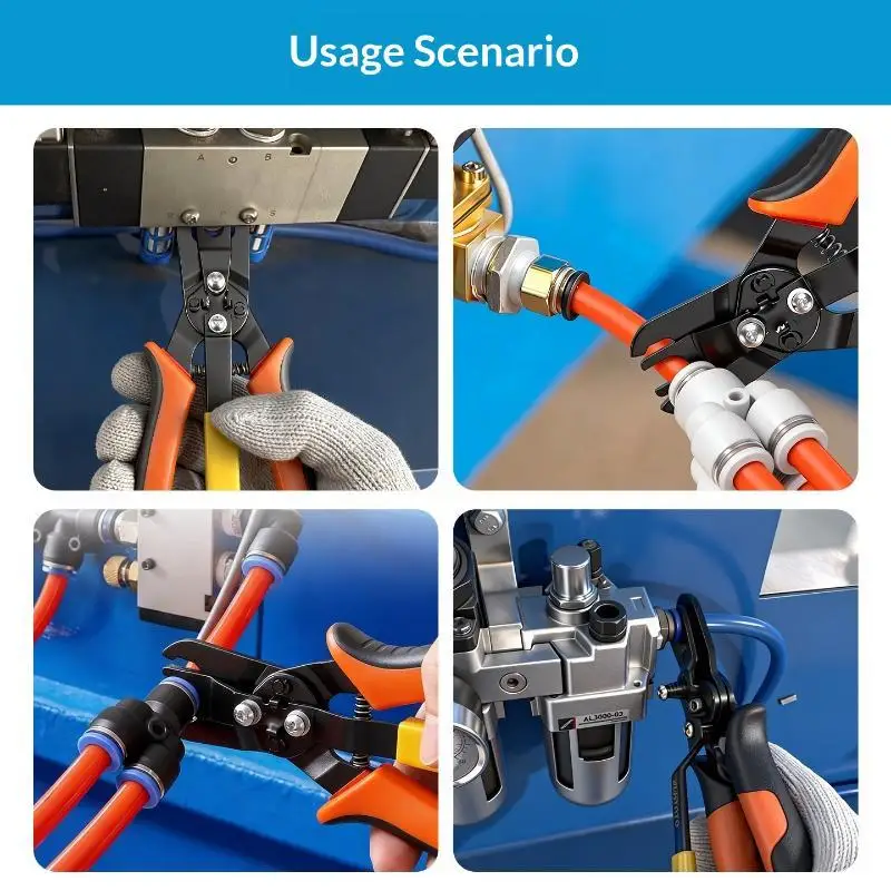 Fittings Removal Tool Quick Air Hose Disconnect Pliers For Maintenance Pneumatic Disconnect Tool Set Push-to-Connect Pneumatic