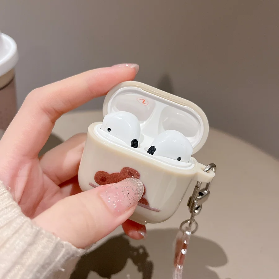 Casing EDIFIER ZERO AIR, pelindung HP silikon bunga mewah, kartun lucu