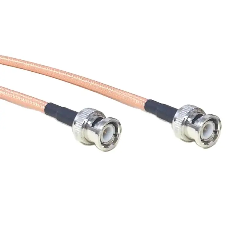 Audio Video BNC Cable Male To Plug Straight Pigtail Adapter RG316 RG58 RG142 15cm/30cm/50cm/100cm Wholesale Price