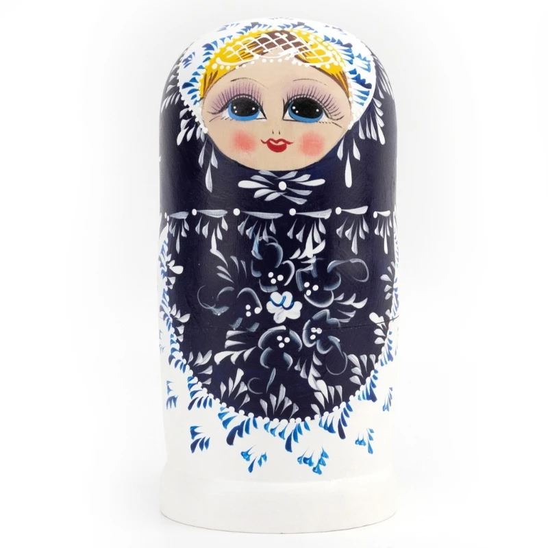 10 ชิ้นตุ๊กตาทำรังของรัสเซีย Handcraft ไม้ Matryoshka คลาสสิกสะสม Babushka ตุ๊กตารูปตุ๊กตาเด็กซ้อนของเล่น