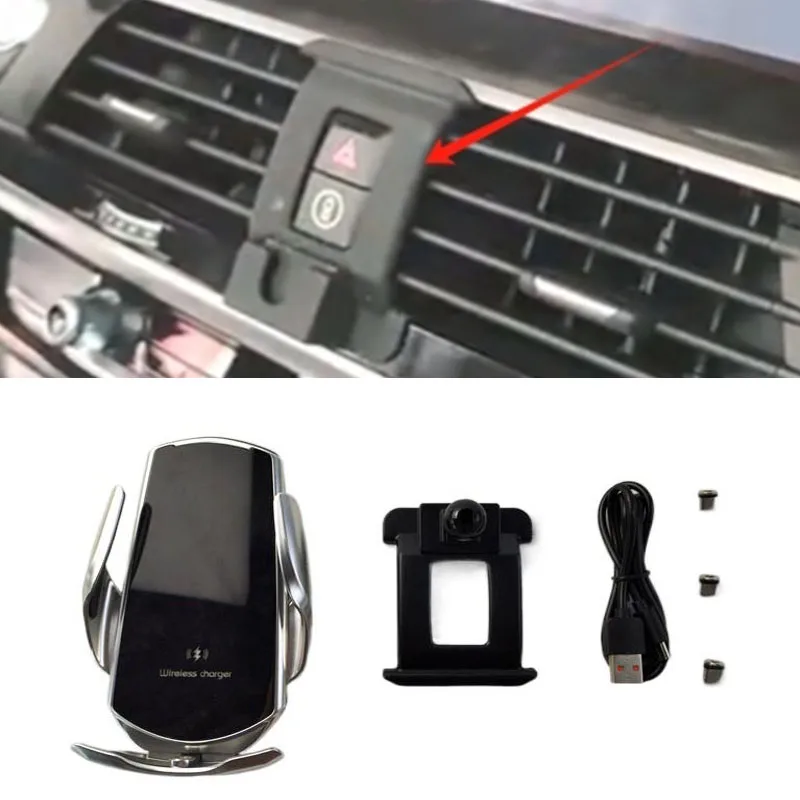 15w Schnell ladegerät kabelloses Ladegerät Auto halterung Telefon halterung automatische Klemmung für 2014-2017 bmw x3 g01 x4 g02