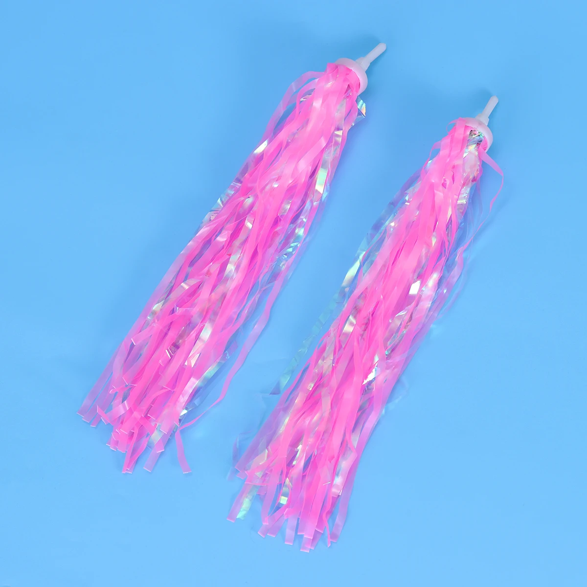 دراجة المقود اللافتات 14 سنتيمتر شرابات لامعة أشرطة دراجة ديكور ركوب على حركة الرياح لمعان النهاية الملحقات #4