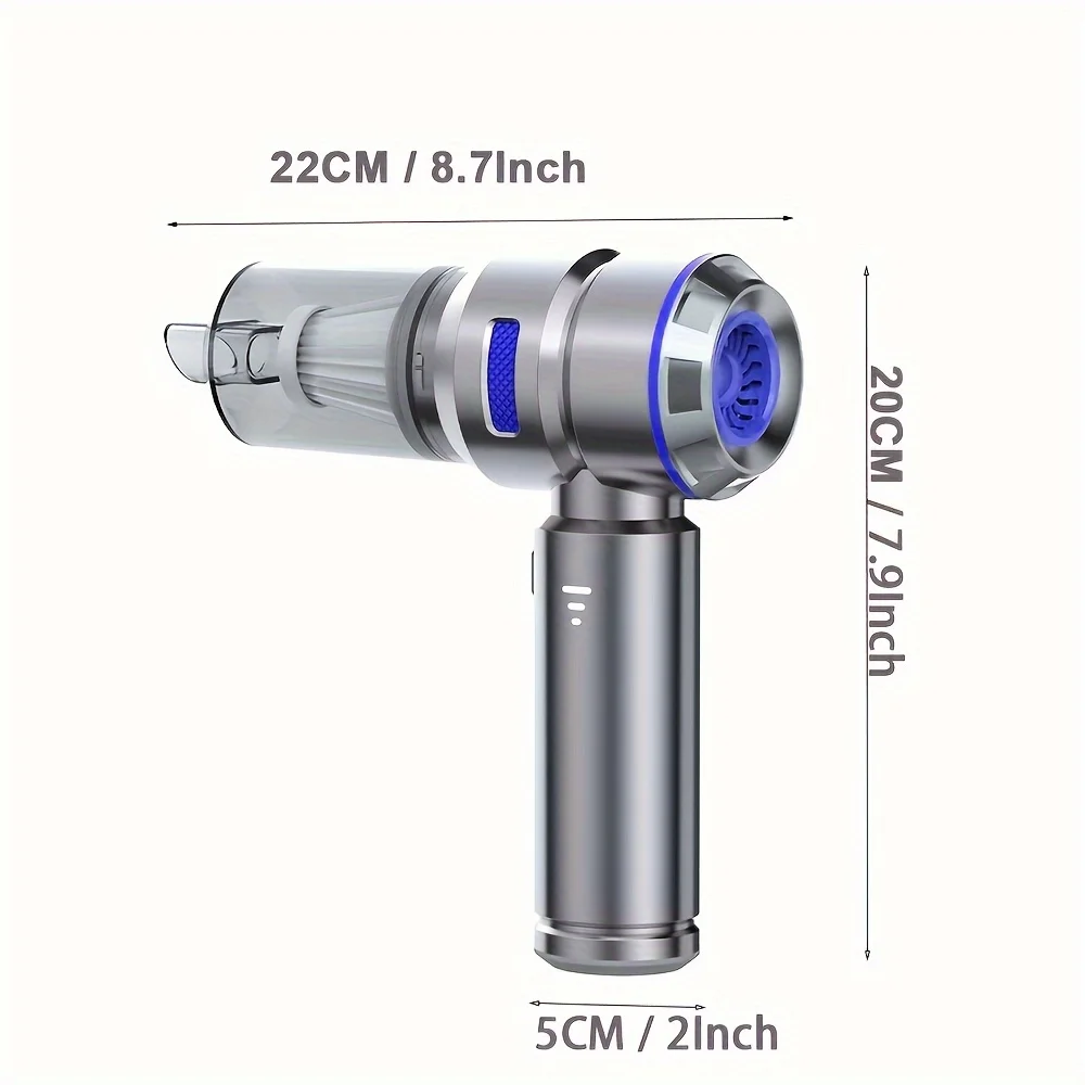 Powerful Car Vacuum Cleaner Handheld Wireless Home Vacuum Cleaner 16000PA Power Display Dust Removal For Car Home Office