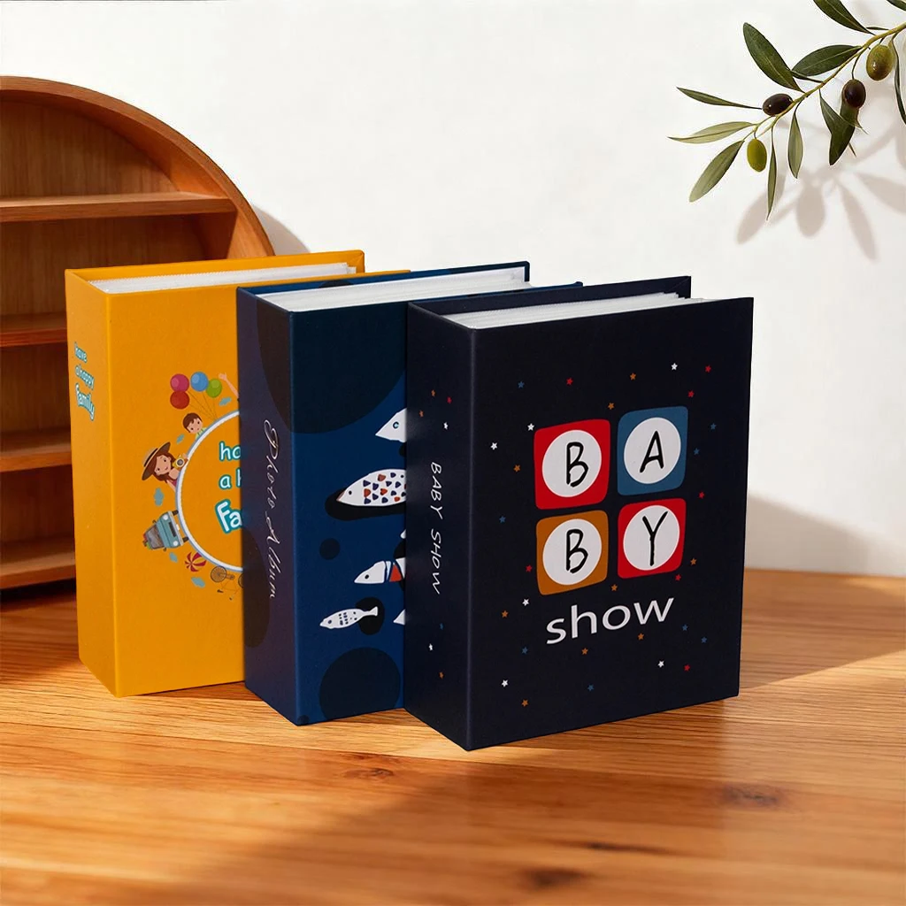 Cartoon Cover Photo Album Fine Album Record Baby Growth Photo Album Can Hold 6 Inches 100 Photos Souvenir Collection