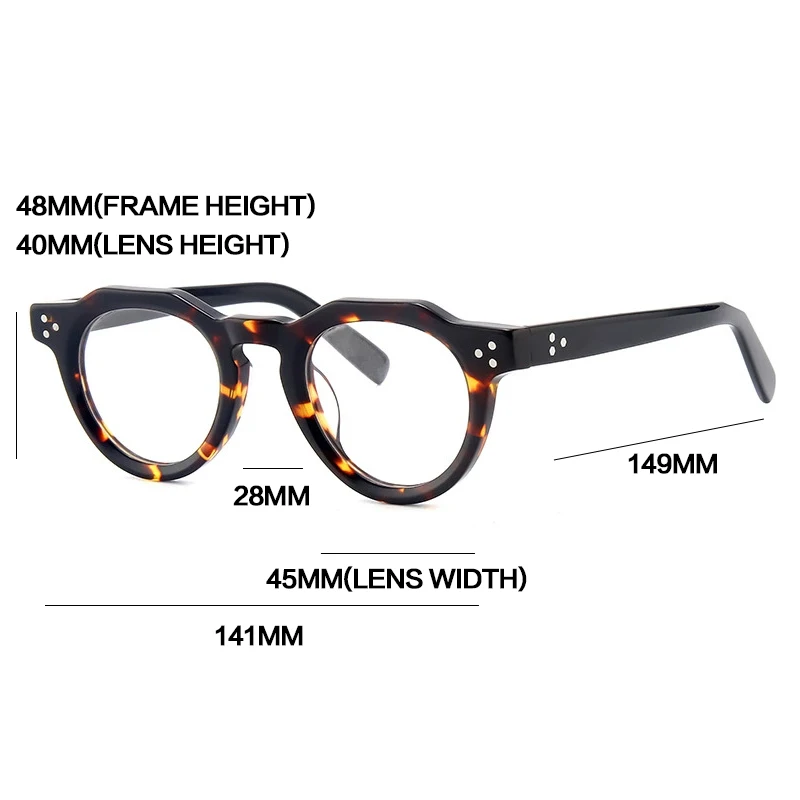 Gatenac Vintage Handmade Acetate Eyeglasses Frame Men 2025 New Quality Glasses Frame Women Retro Luxury Brand Designer Eyewear