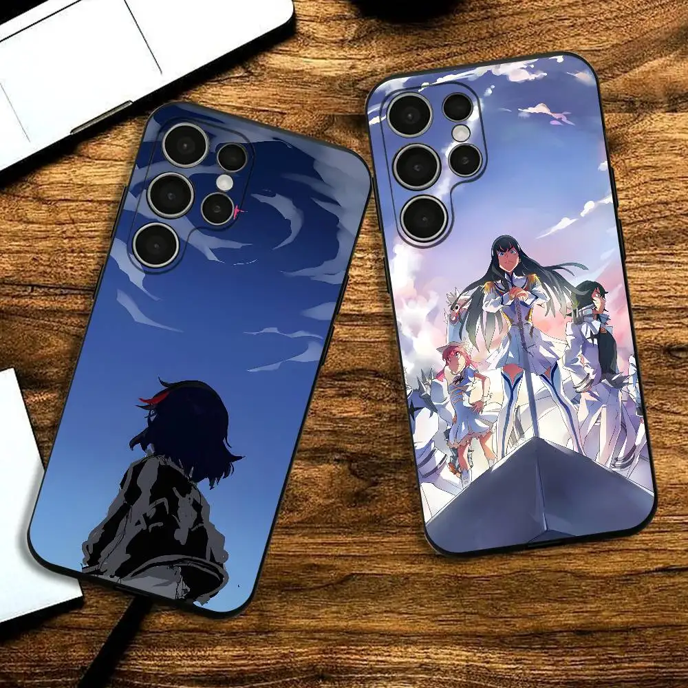 

Anime R-Ryuko M-Matoi Silicone Case For Samsung S25,24,23,22,21,20 Plus Ultra 5G Lite Shockproof Cover