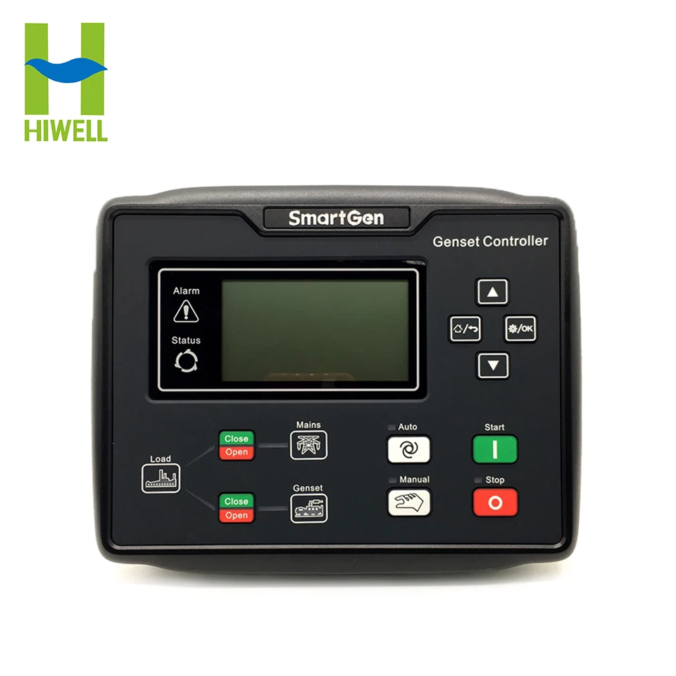 HGM7120N SmartGen Genset Controller AMF Auto Start Control Panel USB RS485 ETHERNET Power Station Automation Monitor Panel