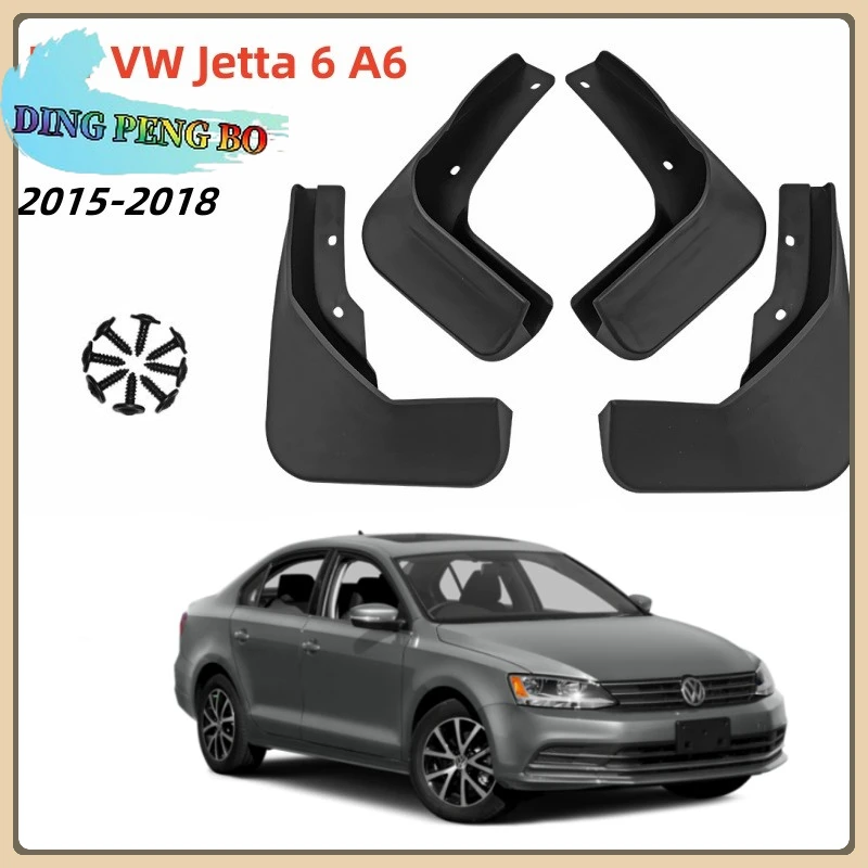 Car Mudguards Mudflap For Volkswagen VW Jetta A6 Mk6 Sedan 2011-2018 Mud Flaps Splash Guards 2012 2013 2014 2015 2016 2017