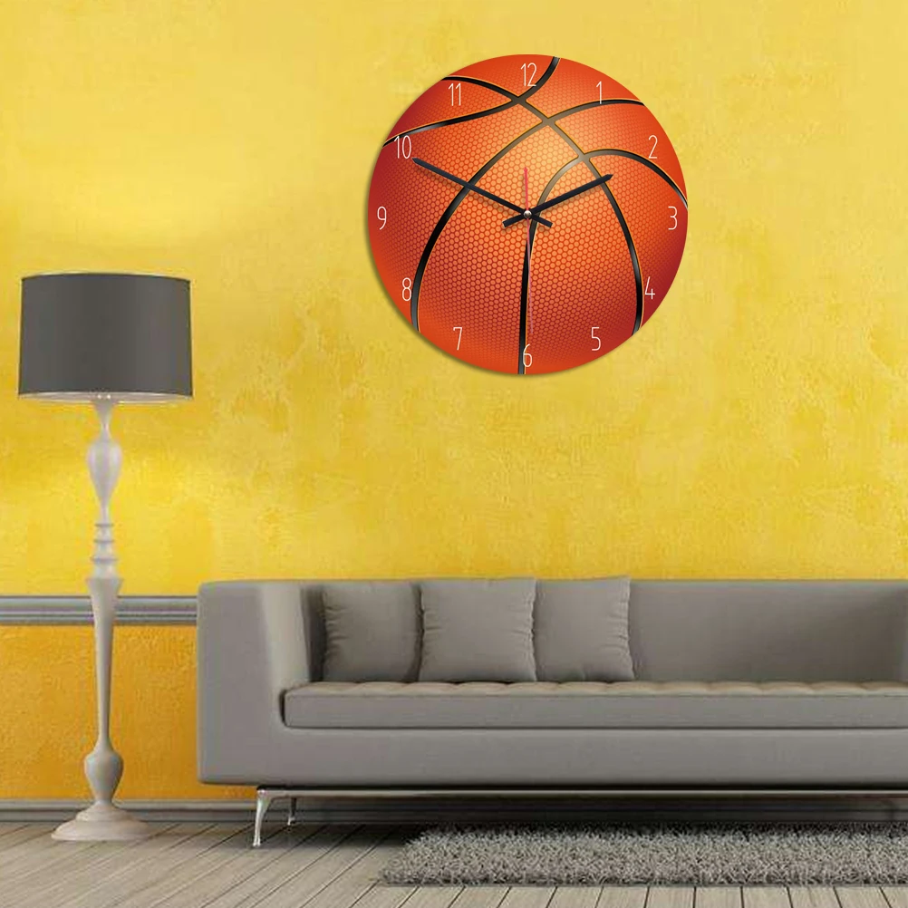 

Nordic Style Acrylic Wall Round Hanging Simple Design Aluminum Pointer Eco-Friendly Home Office Decoration Bedroom