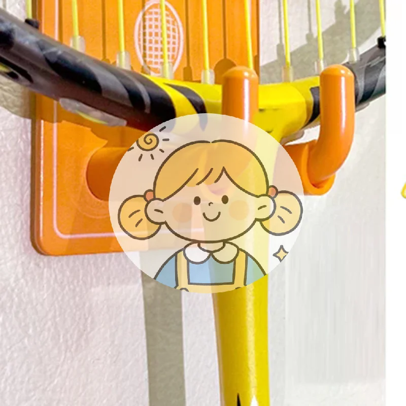 

Настенный держатель для ракеток (1 шт.), крючок для теннисных и бадминтонных ракеток, держатель-крючок из нержавеющей стали для хранения