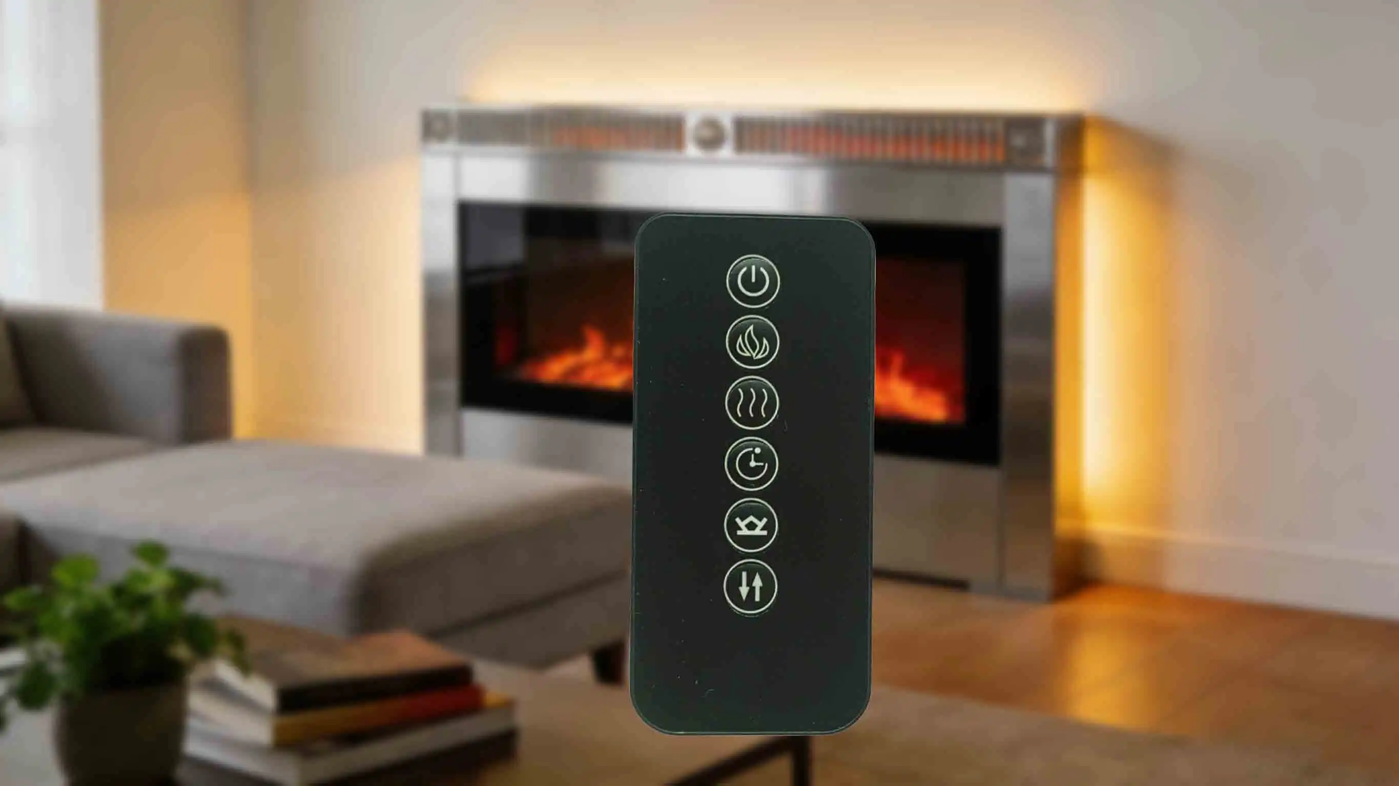 Remote Control Compatible For Ameriwood Home Vaughn Electric Fireplace TV Stand G36R16L1 1824096COM Electric Fireplace Heater