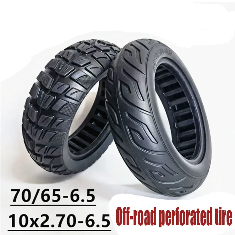 Neumático sólido 70/65 - 6.5 para scooter eléctrico de 10 pulgadas con neumático antiexplosión 10x2.70 - 6.5 neumático sólido hueco