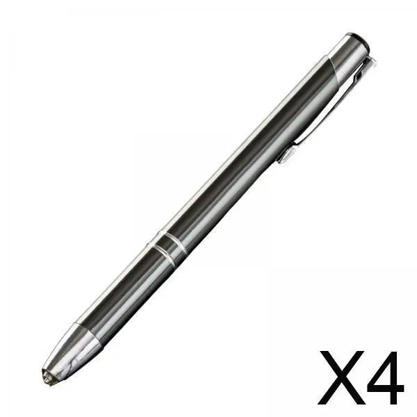

4xШариковая ручка 1,0 мм, подарочная гладкая ручка для письма для встреч, заметок, деловая серая