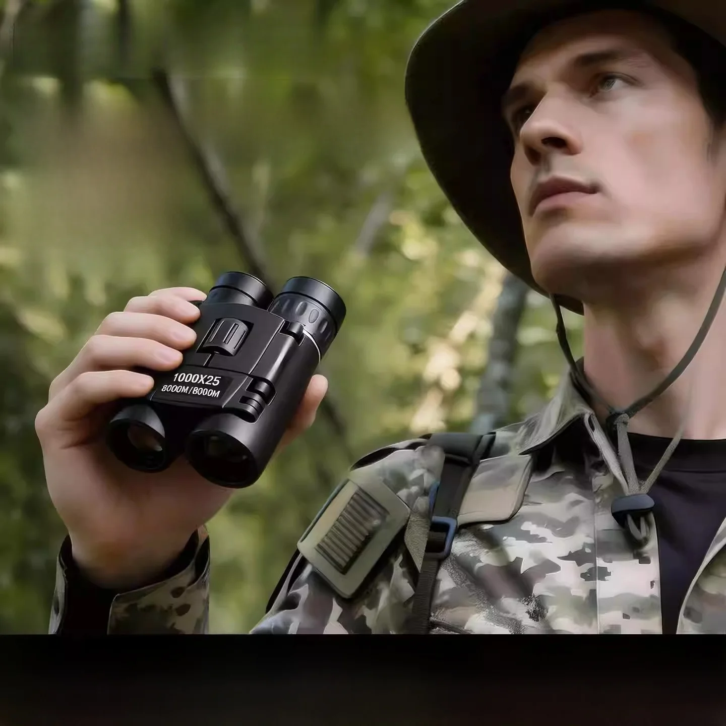 

Portable High Definition High Magnification Binoculars for Outdoor Camping Travel Use Dual Purpose Day And Night Vision