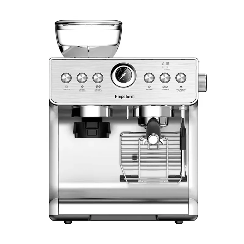 20 Bar Pump Manual Espresso Coffee Machine Kitchen Cappuccino Powder for Home Hotels Cars-Electric Power Source