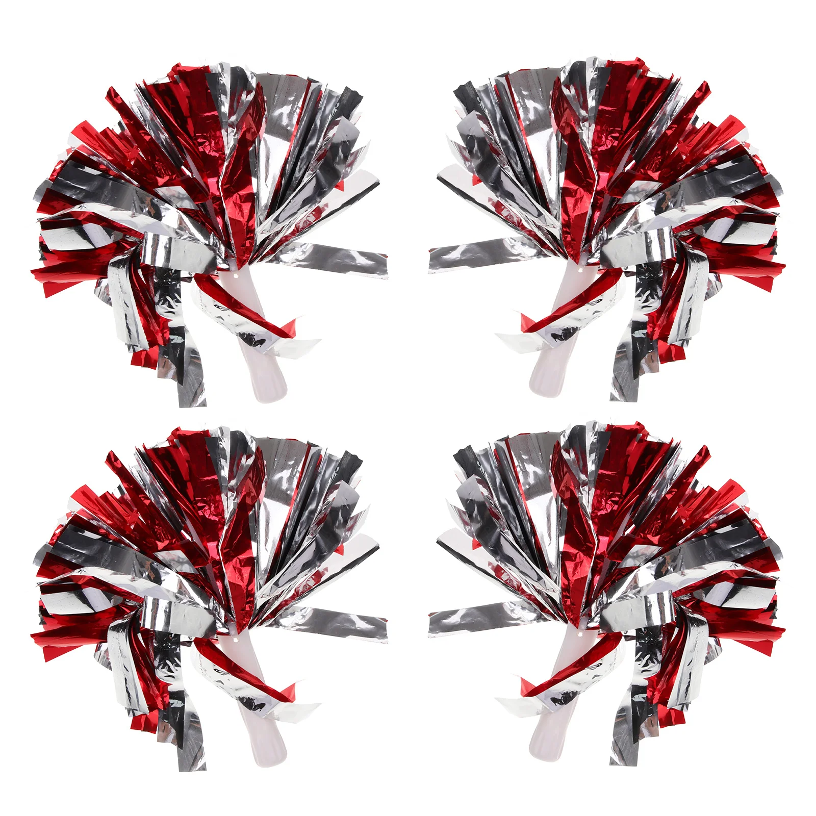

4Pcs Cheerleading Pom Poms Reusable Handheld Pompoms for Sports Dance Performances Parties Pom Poms Cheerleading