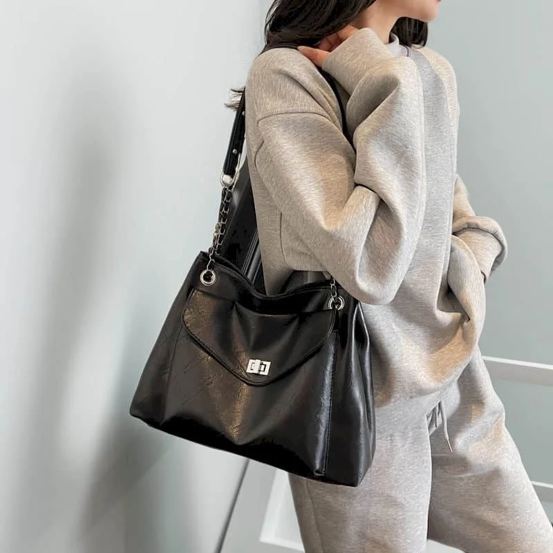 

High Quality Totes For Women Large Capacity Fashion Tote Shoulder Bag Commuting Office Shopping Bags Female 2025 New In Trendy