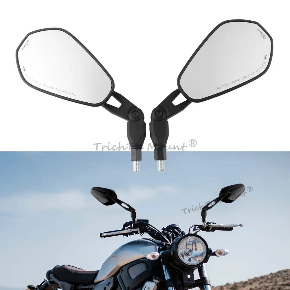 

Motorcycles Scooter ATV Universal 10 MM Handlebar Rearview Mirrors For Kawasaki Suzuki Harley Accessories Rearview Side Mirrors