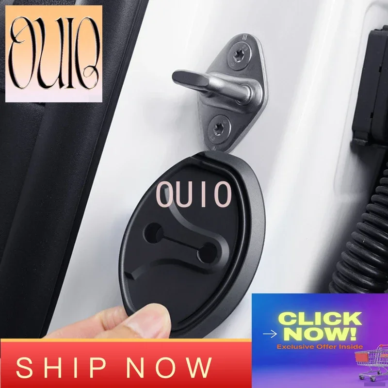 For Porsche 918 718 Cayman Macan Boxster 2005-2023 Silica Gel Black Car Door Lock Cover Anti-rust Cover Trim Car Accessories