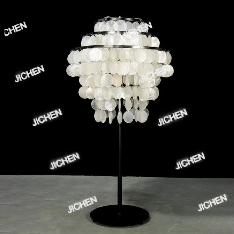 

XH Простая скандинавская гостиная из натуральной ракушки, колокольчики, дорожное руководство, торшер, свадебный ресторан, настольное украшение, цветочная посуда