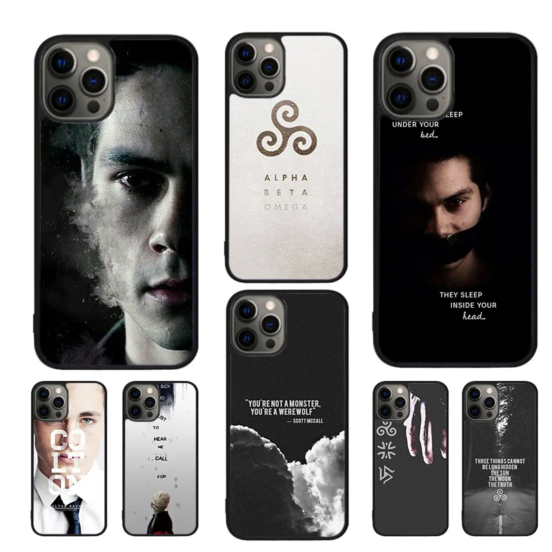 Teen Wolf Phone Case For iPhone 17 Air 16 15 14 11 12 13 Pro  MAX Plus coque Cover Shell