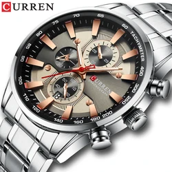 CURREN Brand New Quartz Business Waterproof Watch Men's Watch Top Brand Luxury Watch Men's Chronograph Relogio Masculino