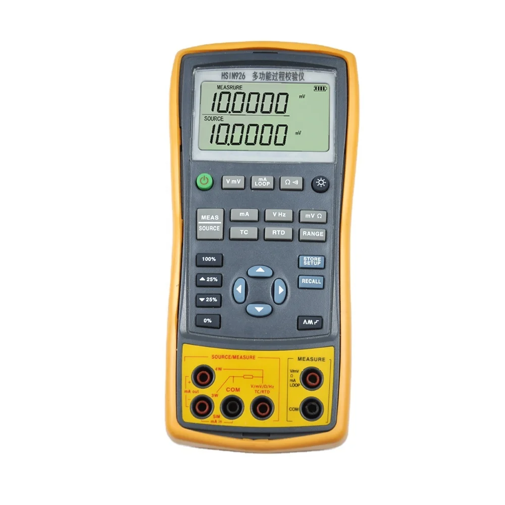 

High Precision Multifunction Process Calibrators Portable Digital Temperature Tester RTD Thermocouple Calibration Calibrators