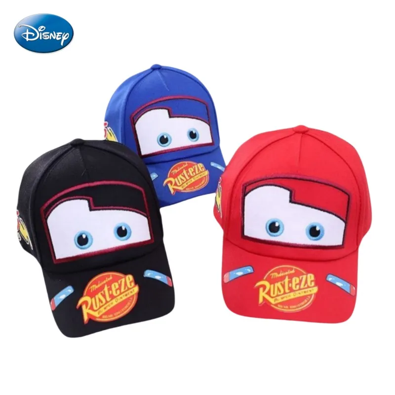 Lightning McQueen Disney children\'s spring and summer cool baseball cap car outdoor sun protection 1 casual sun hat versatile