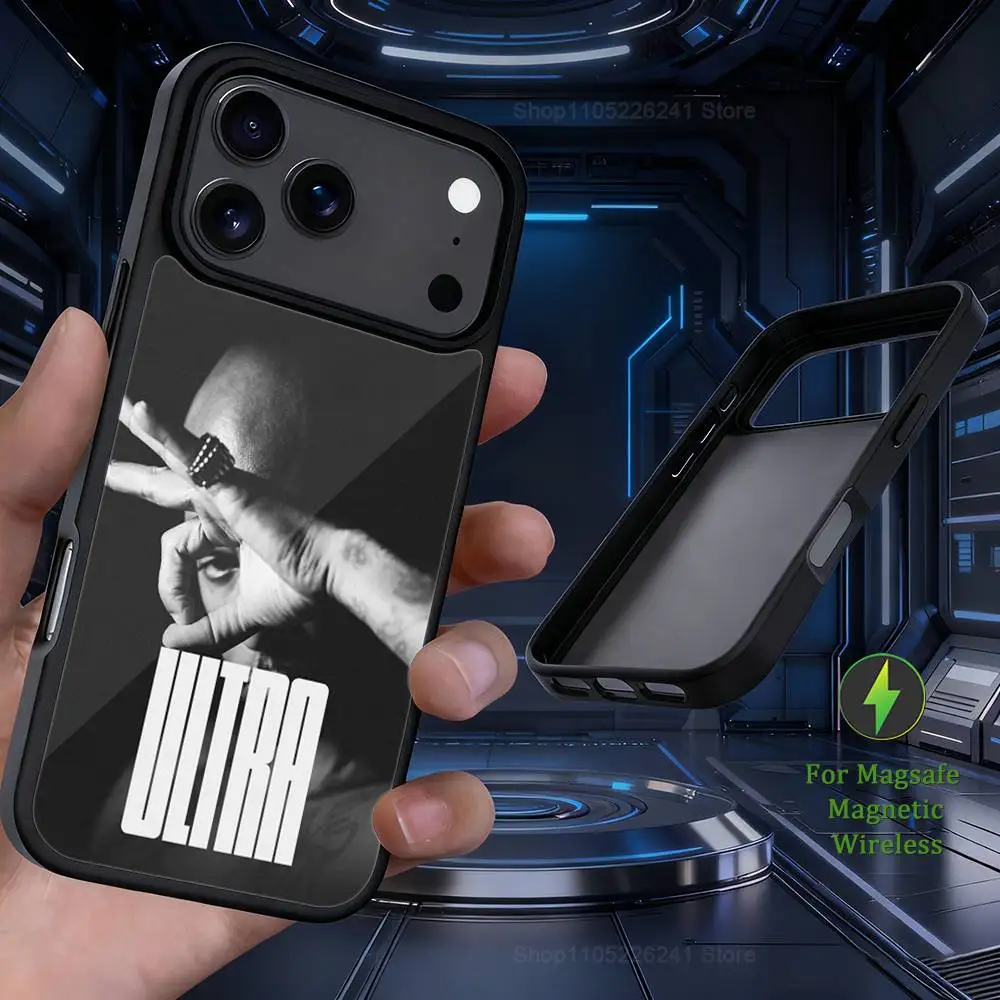 Rapper B-Booba Singer Phone Case For iPhone 13,12,11,16,15,17,14,Pro,Max,Plus,Mini, For Magsafe,Magnetic Wireless Charging