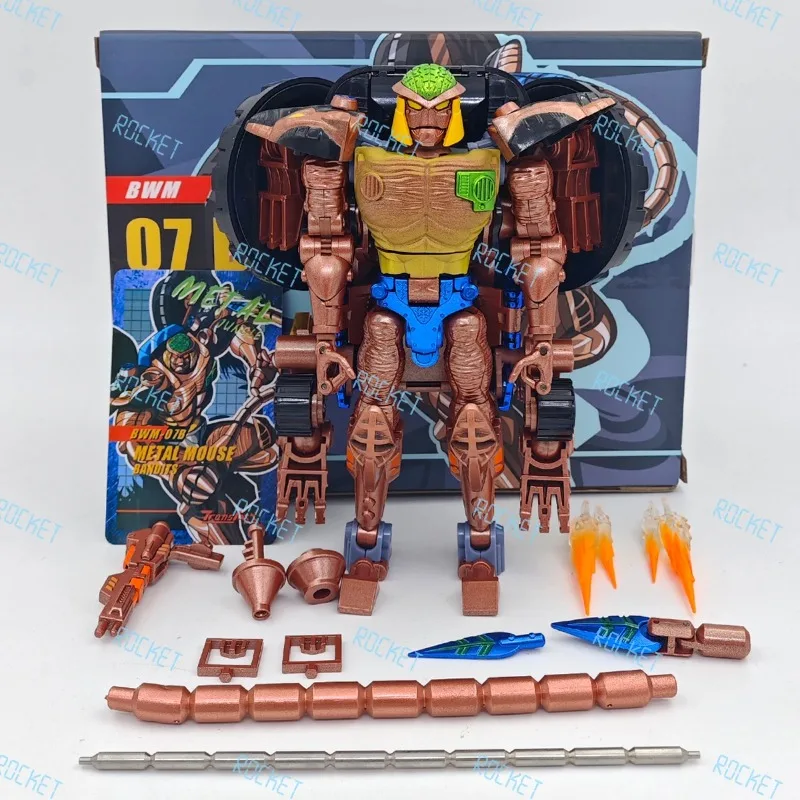 

Transformers TransArt Toys BWM-07B TA Metal Variety Mouse Warrior Collection of Figure Birthday Gifts In stock