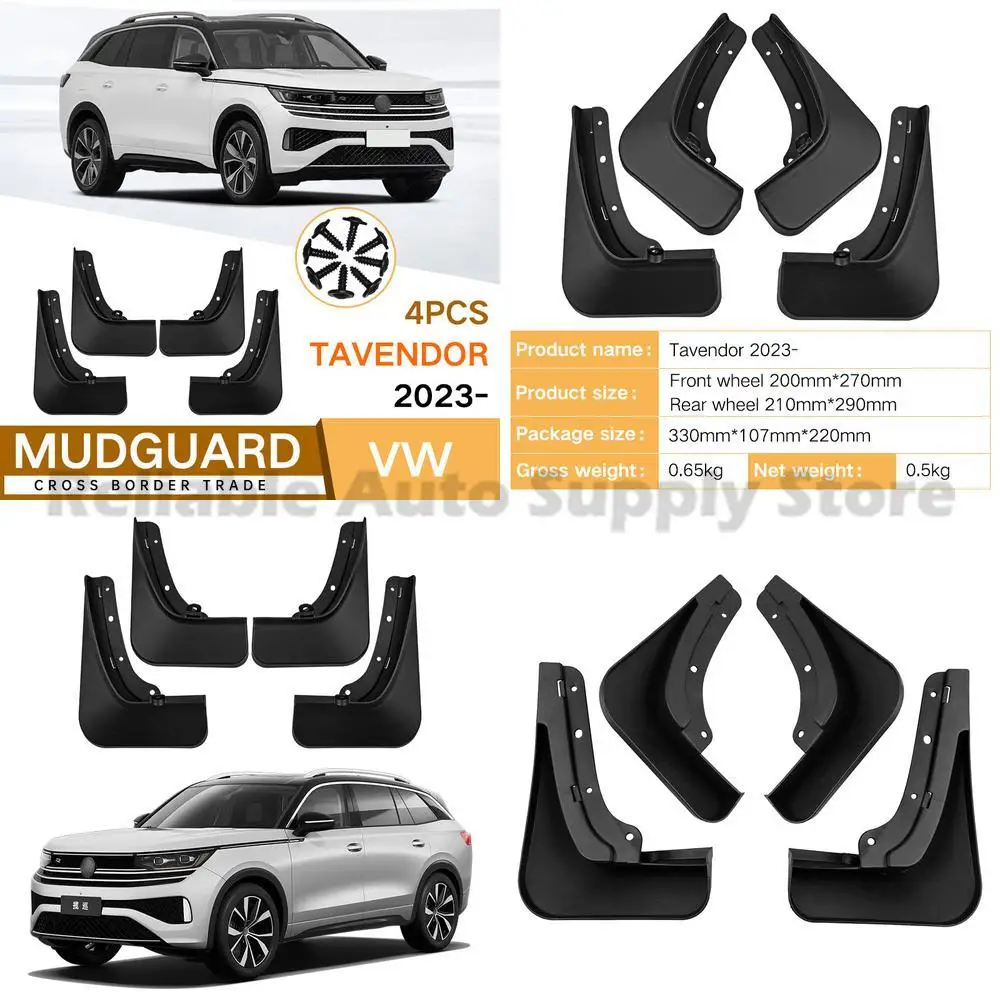 

For Volkswagen Tavendor 2023 Mudguards Fender Flares Front Rear Auto Accessories Premium Quality Top Selling Durable Design