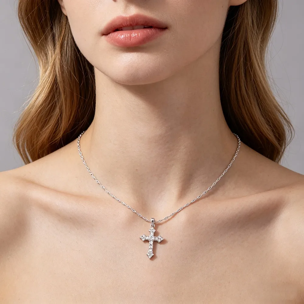 Cross Pendant Gothic Necklaces For Women Mother Day Girlfriend Christmas Birthday Wedding Fashion Choice Jewelry