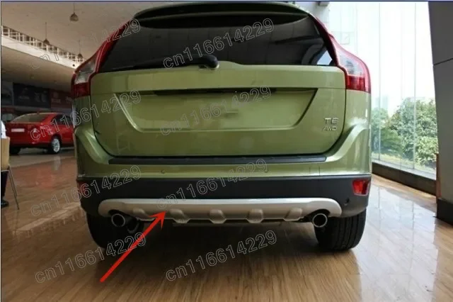 

Front+Rear Bumper Diffuser Bumpers Lip Protector Guard skid plate ABS Chrome finish For VOLVO XC60 2008 2009 2010 2011 2012 2013