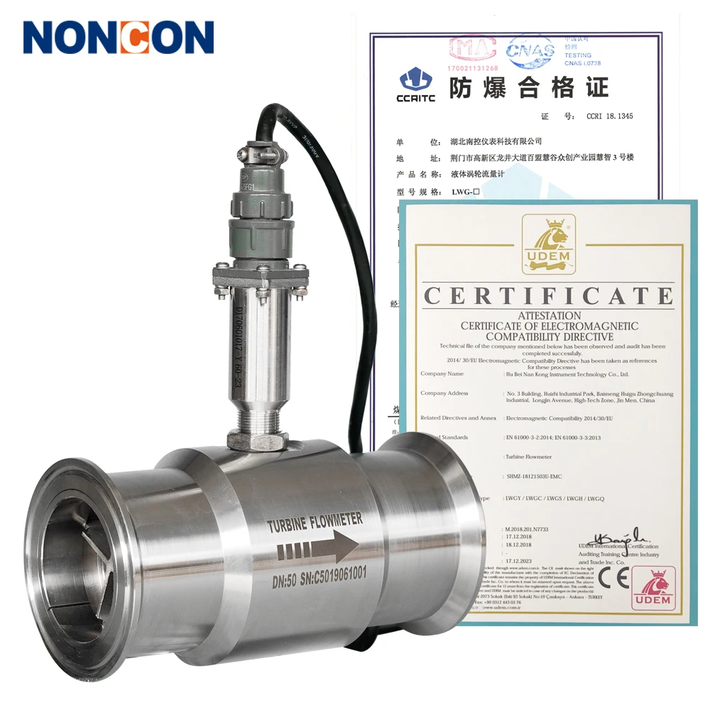 

2025 Water Meter Flow Meters Sensor Indicator 4-20mA Pulse Output Digital Bean Oil Diesel Water Flow Meter Reader